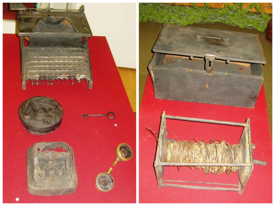 Пишущая машинка и сейф редакции газеты «Отвага» 2 ударной армии