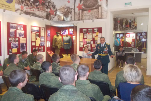встреча учащихся Раифского специального учебно-воспитательного училища с ветеранами пограничных войск