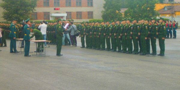 Церемония Принятия военной присяги курсантами первого курса КВВКТУ